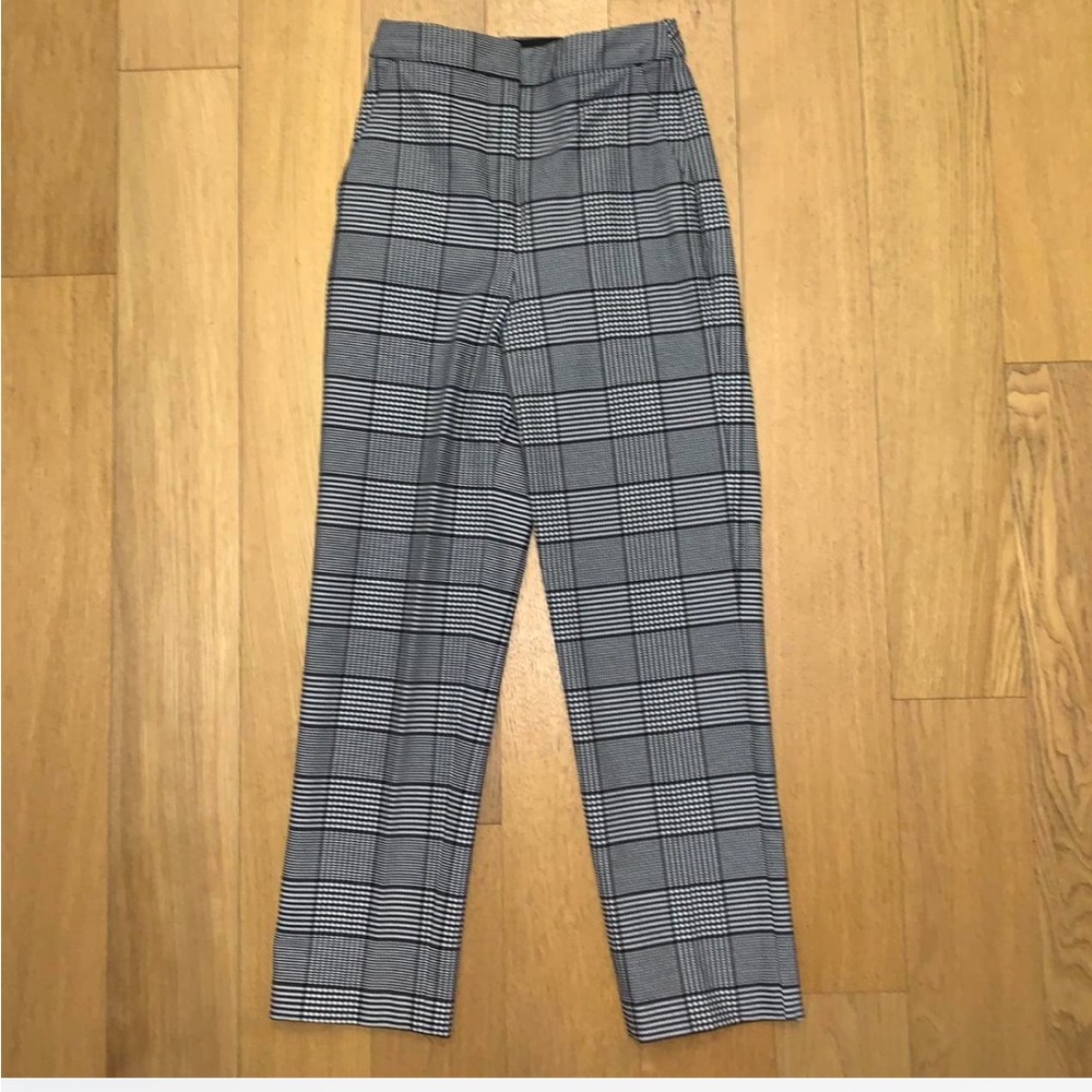 Express Black and White Plaid Men's Pants